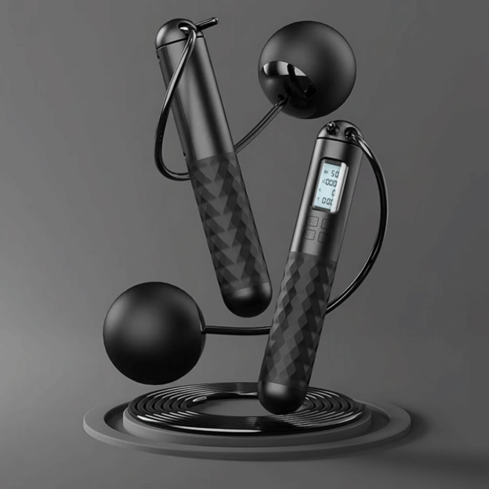 Smart Jump Rope Digital Counter - 휴대용 무선 줄없는 줄넘기 미끄럼 방지