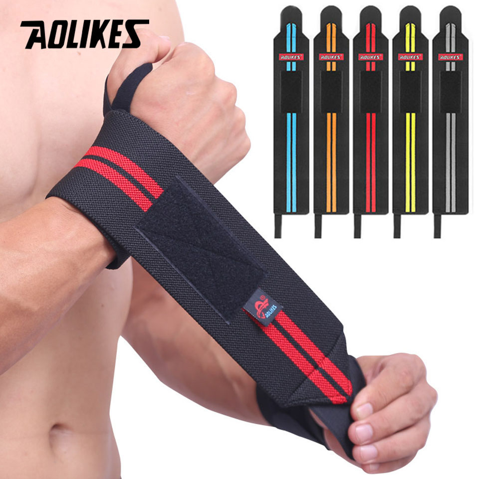Wrist Wraps Weightlifting Support - AOLIKES 1 쌍 손목 밴드 손목