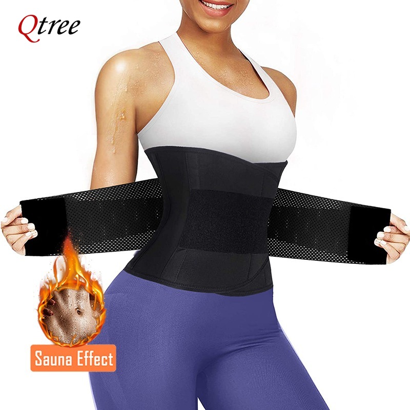 Sweat Waist Trainer Belt Neoprene - Qtree 핫 네오프렌 허리 트레이너 벨트