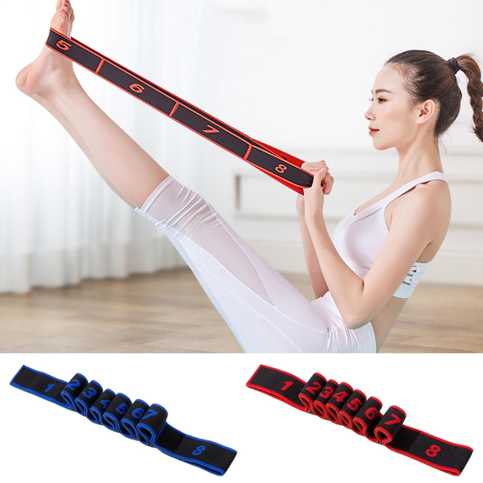Pilates Bar Kit With Resistance Bands - 엘라스틱 요가 스트레칭 스트랩 휴대용 미끄럼