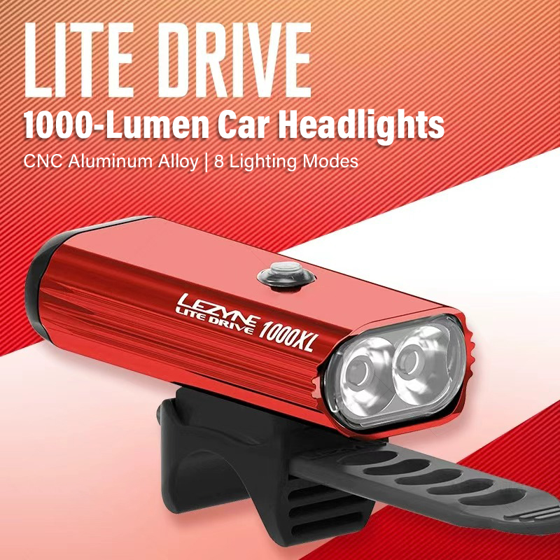 LEZYNE 1000 루멘 자전거 라이트 - 알루미늄  - Rechargeable Bicycle Headlight 1000 Lumen 리뷰 및 가격