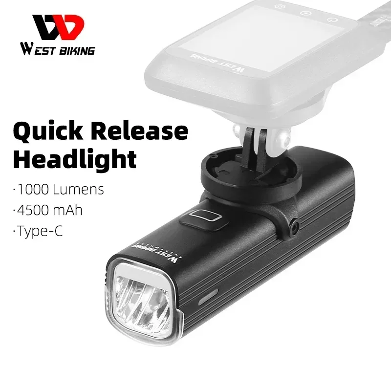 서쪽 자전거 자전거 퀵 릴리스 헤드 라이트 1000 루 - Rechargeable Bicycle Headlight 1000 Lumen 리뷰 및 가격