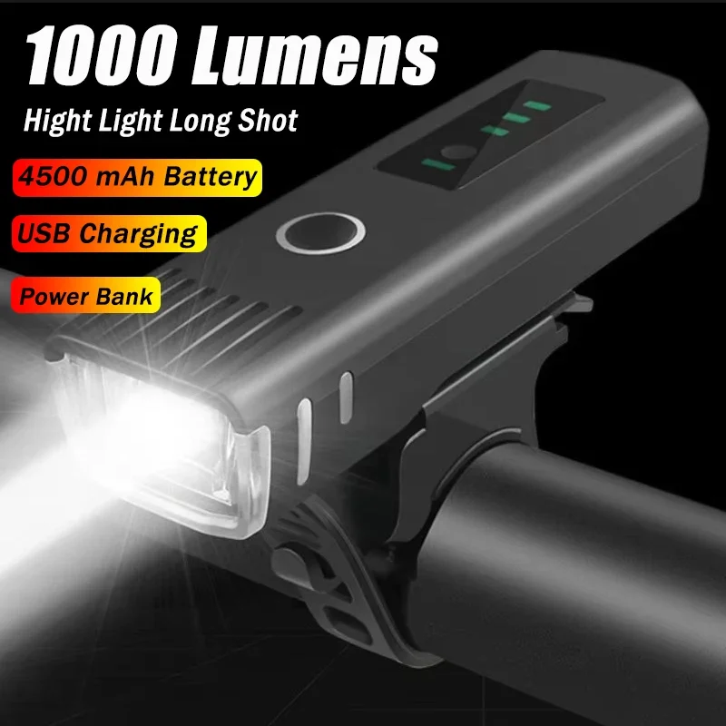1000루멘 자전거 전조등 밝은 자전거 LED 손전등  - Rechargeable Bicycle Headlight 1000 Lumen 리뷰 및 가격
