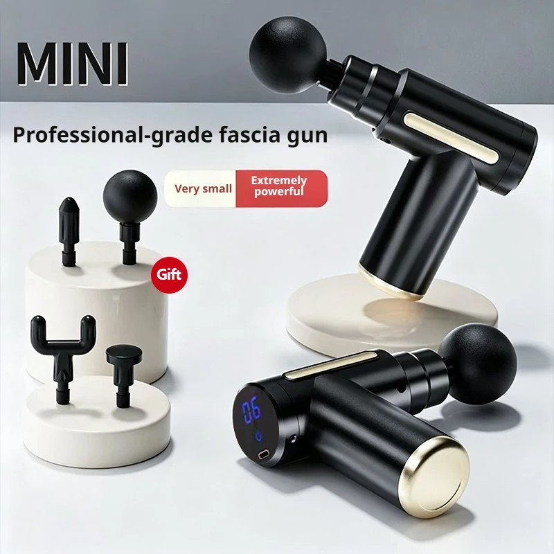 6단 속도 조절 미니 전기 근막 마사지건, 휴대용 바디 - Electric Massage Gun Deep Tissue 리뷰 및 가격
