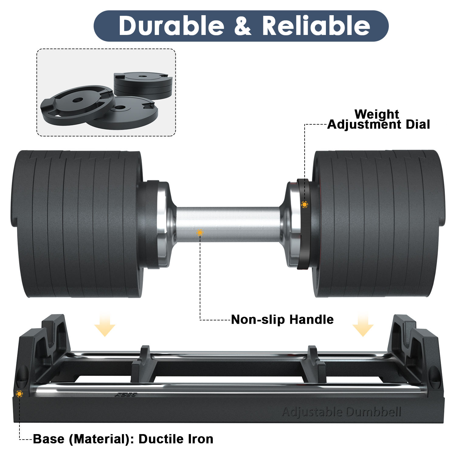 2026 2026 상업용 헬스장 기구 주철 조절식 덤벨 - Adjustable Dumbbell Pair 40Kg 리뷰 및 가격