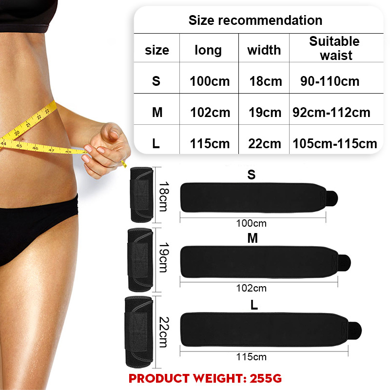 네오프렌 여성용 허리 트리머 벨트, 무게추 감량 땀 밴 - Sweat Waist Trainer Belt Neoprene 리뷰 및 가격