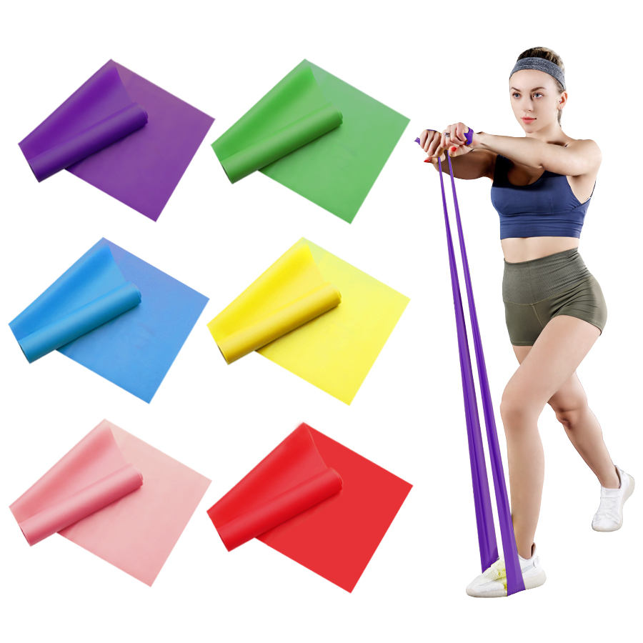 2/3/4/6개 요가 저항 밴드: 물리치료, 피트니스, - Pilates Bar Kit With Resistance Bands 리뷰 및 가격