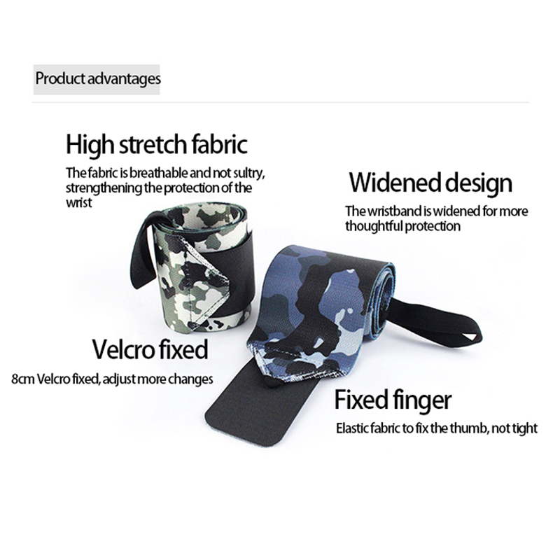 1pc 손목 지원 체육관 스트랩 위장 조절 가능한 손목 - Wrist Wraps Weightlifting Support 리뷰 및 가격
