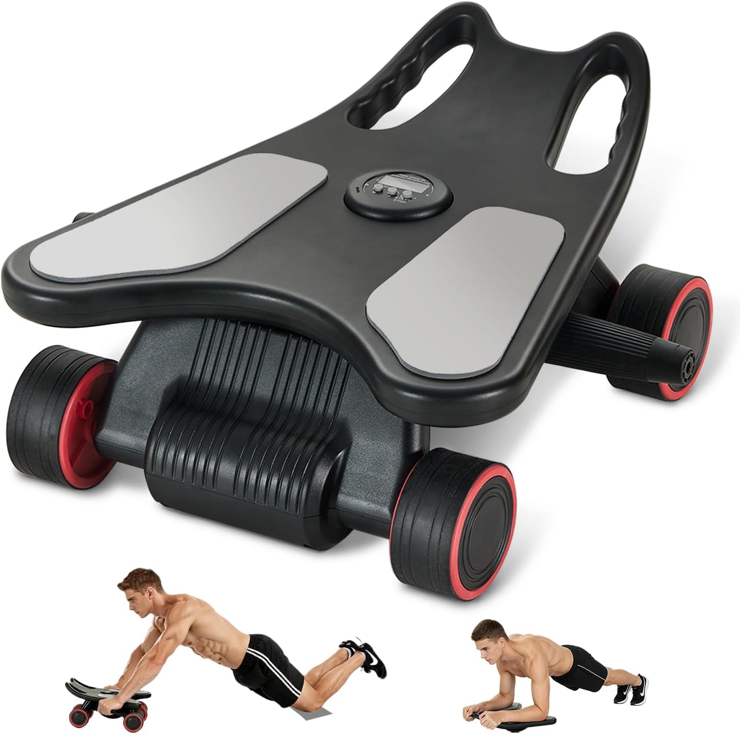 복부 롤러 휠, 엘보우 서포트, 무릎 매트 및 타이머가 - Ab Roller Wheel With Elbow Support 리뷰 및 가격