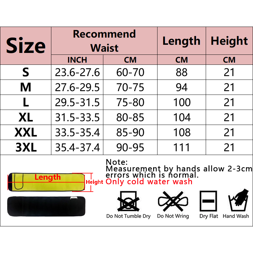 여성용 사우나 허리 트레이너 슬리밍 벨트 헬스 피트니스 - Sweat Waist Trainer Belt Neoprene 리뷰 및 가격