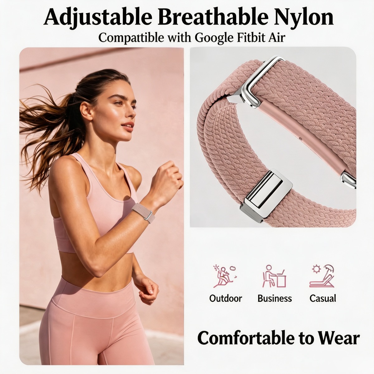 Google Fitbit Air용 나일론 손목밴드 및  - Resistance Bands Set With Handles 리뷰 및 가격