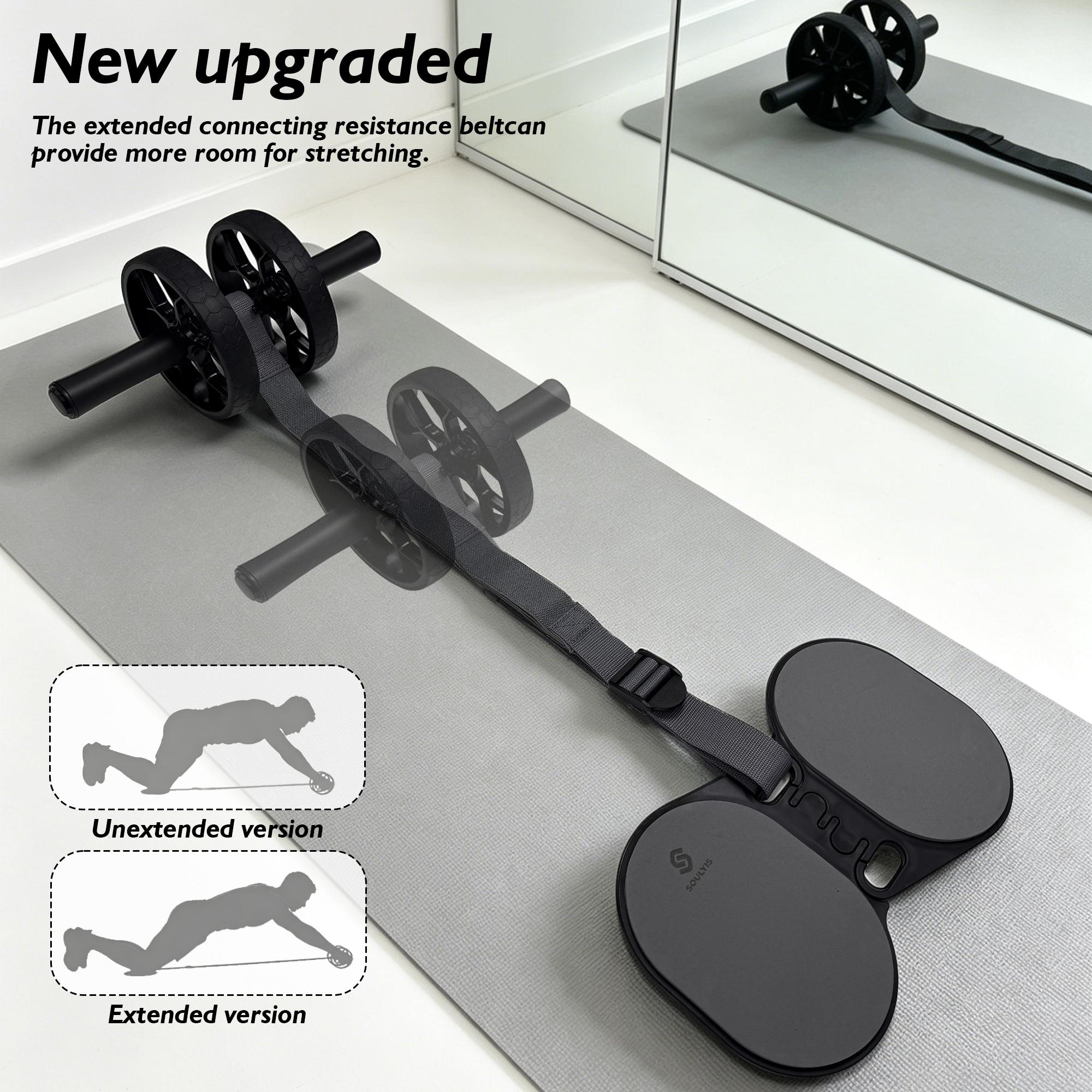 팔꿈치 지지대와 저항 밴드가 있는 듀얼 휠 복근 롤러, - Ab Roller Wheel With Elbow Support 리뷰 및 가격