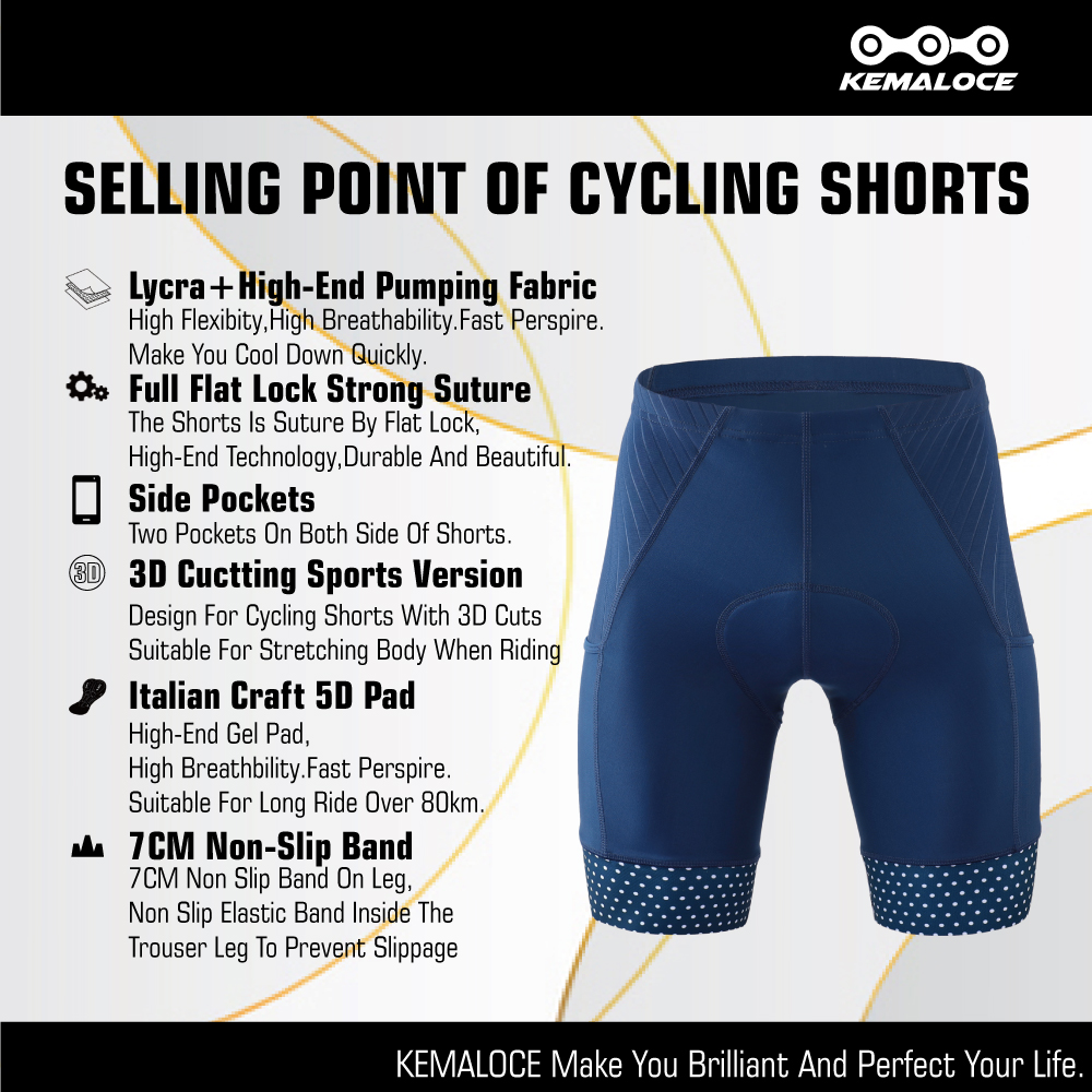 KEMALOCE-남성용 사이클링 반바지 5D 젤 패딩  - Padded Cycling Shorts 5D Gel 리뷰 및 가격