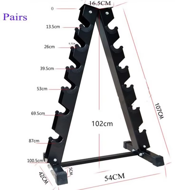 다기능 10단 철제 삼각형 덤벨 랙 보관대 휴대용 피트 - Fitness Equipment 리뷰 및 가격